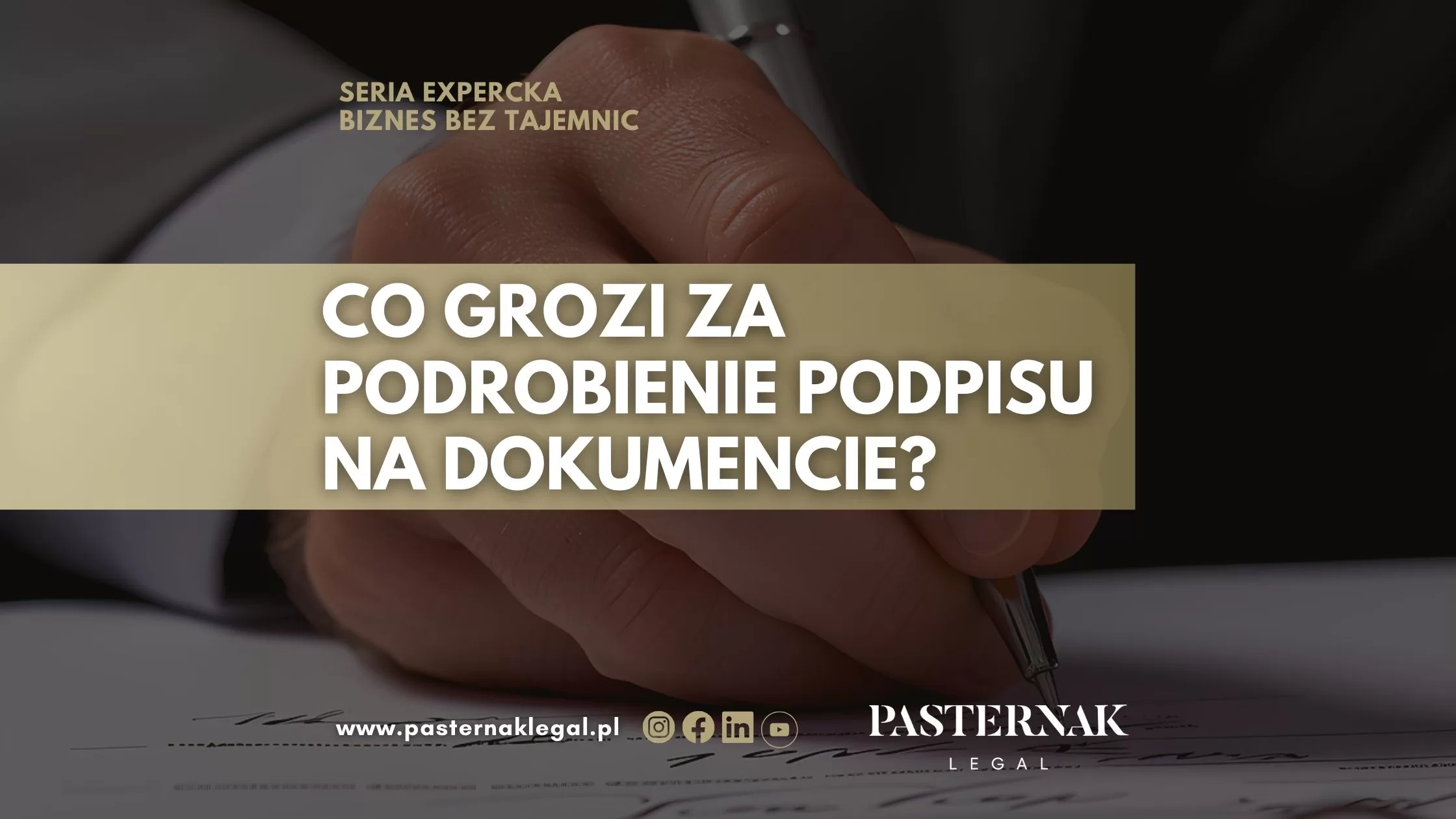 Co grozi za podrobienie podpisu na dokumencie? Art. 270 k.k. pytania i odpowiedzi