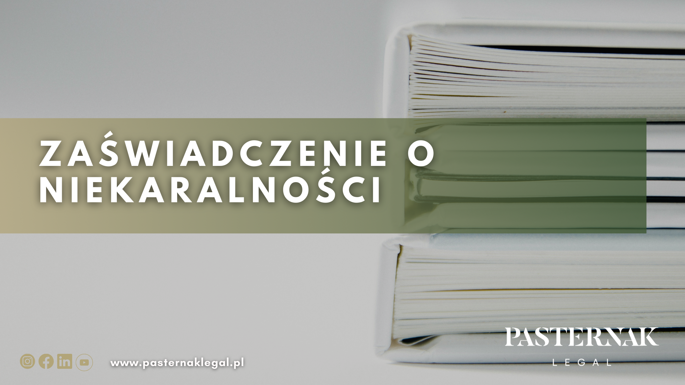 ZAŚWIADCZENIE O NIEKARALNOŚCI